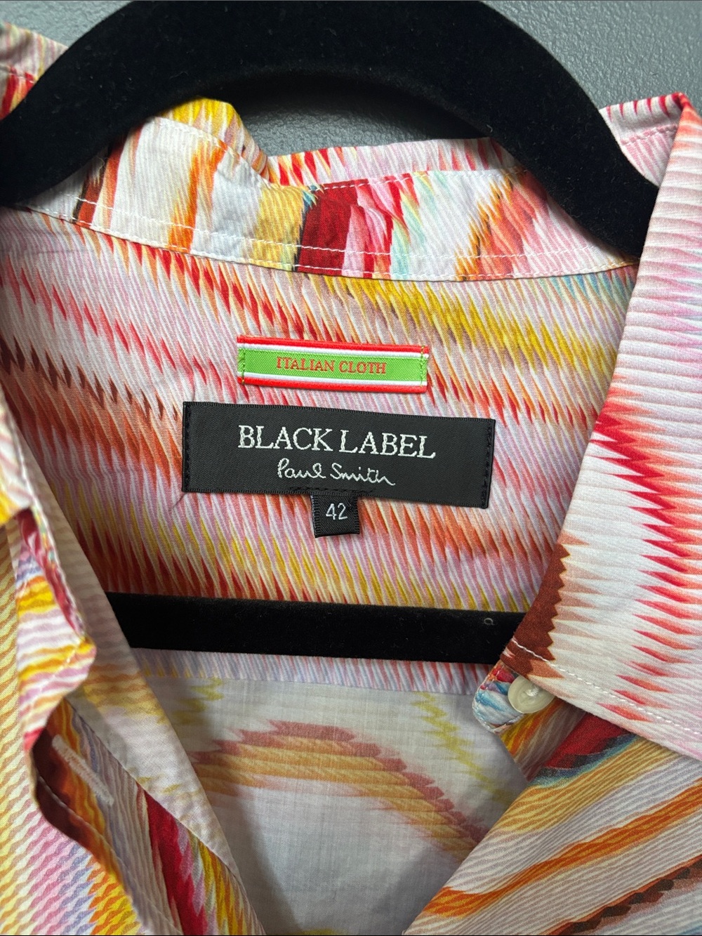 PAUL SMITH Black Label Gorgeous Luxury Italian Fabric Blouse Made in Portugal - Picture 5 of 7